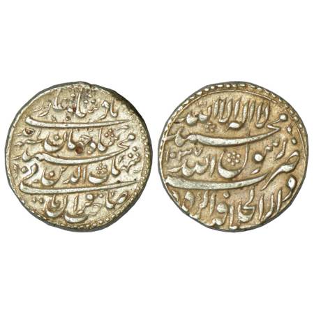 Shah Jahan (1628-1658 AD), silver rupee, 11.40g, Dar ul-khilafat Agra mint, AH 1037/RY Ahd