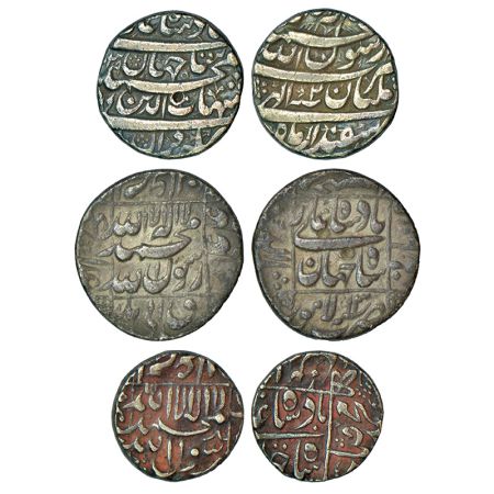 Shah Jahan (1628-1658 AD) (3), 1x silver rupee, 10.32g, Multan mint, Isfandarmunz, AH (10)