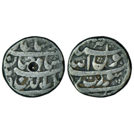 Shah Jahan (1628-1658 AD), silver ½ rupee, 5.40g, Surat mint, with Emperor's full name and