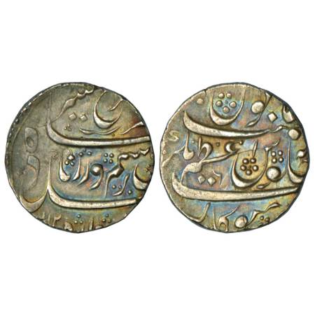 Farrukhsiyar (1713-1719 AD), silver rupee, 11.27g, Azamnagar Gokak mint, AH 1125/RY 6. KM 