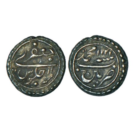 Mysore, Tipu Sultan (1782-1799 AD), silver 1/8 rupee (Jafari), 1.39g, Pattan mint, AM 1221