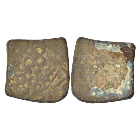 Post-Mauryan Deccan, Northern Maharashtra/Khandesh area, uninscribed die-struck lead coin,
