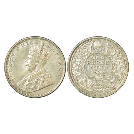 George V, silver rupee, 1922, Bombay mint, 11.65g, dot. PR 228, GK 1044. Extremely fine, V