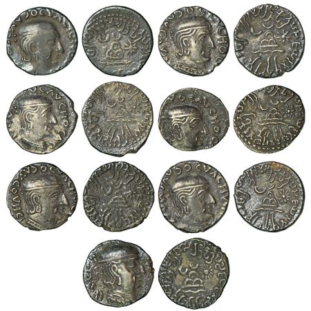 Western Kshatrapas (7), Kardamaka dynasty, silver drachm of Rudradaman as Mahakshatrapa (1