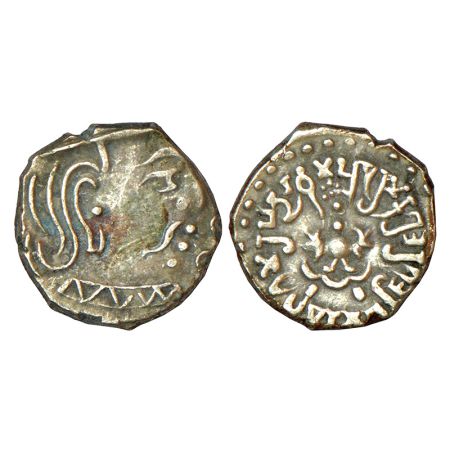 Gupta Empire, silver drachm of Kumara Gupta I (415-450 AD), 'Western India' type, not list