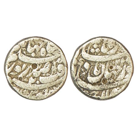 Jahangir with the name of Noor Jahan (1623-1627 AD), silver rupee, 11.15g, Lahore mint, AH