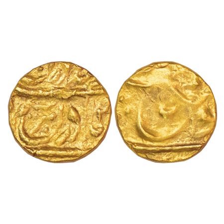Kaithal, Raja Lal Singh (1787-1819 AD), gold mohur, 10.84g, in the name of Ahmad Shah Durr