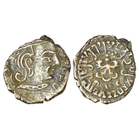 Gupta Empire - silver drachm of Kumara Gupta I (415-450 AD), 'Western India' type, S Kumar