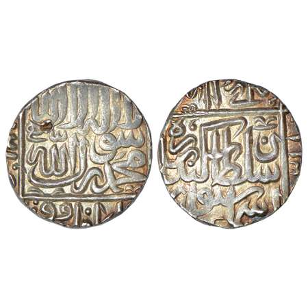 Sultans of Delhi - Suris, silver tanka of Sikandar III (1554?-1555 AD), Lahore mint (off f