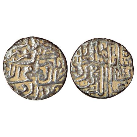 Sultans of Malwa - Silver specially struck/presentation ('Nazarana') 3/4 tanka of Nasir Sh