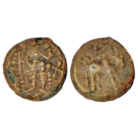 Ancient Eastern Punjab/Western Haryana area, post-Mauryan uninscribed die-struck lead coin