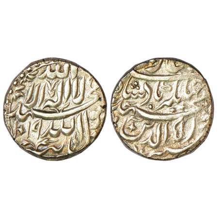 Jahangir (1605-1627 AD), silver heavy rupee (20% heavy weight), Tatta mint, AH 1019/RY 5, 