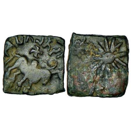 Ancient, fractional copper issue of Patalatoļata from West Marathwada / East Vidrabha regi