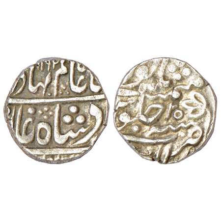 Raghogarh - silver rupee of Balwant Singh, in the name of Shah Alam II, AH1192/RY25 (sic.)