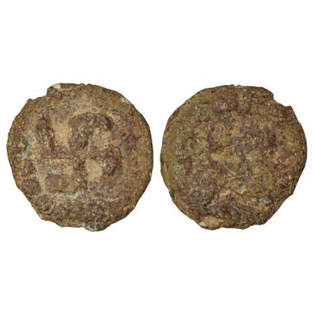 Feudatories of the Satavahanas, lead coin of Mahasenapatis/Mahagamikas from South Vidarbha