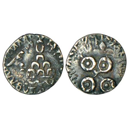 Satavahanas, silver drachm of Gotamiputa Siri Satakani, counterstruck on a drachm of 'Ksha
