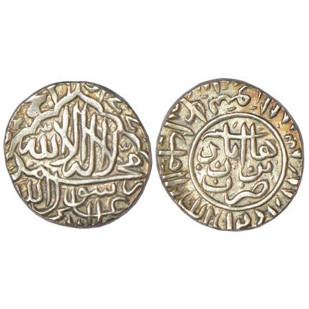 Nizam Shahs of Ahmadnagar, silver abbasi of Burhan Nizam Shah II (1591-1595 AD), Burhanaba