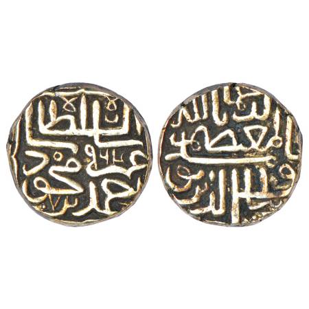 Sultans of Gujarat, Silver double tanka of Ghiyath al-Din Ahmad Shah III (1553-1560 AD), A