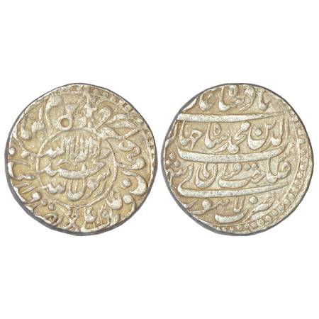 Shah Jahan (1628-1658 AD), silver rupee, Lahore mint, AH 1039/RY 3, with emperor's full na
