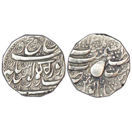 Sikh Empire, Governor Hari Singh Nalwa (1820-1821 AD), silver rupee, Khitta Kashmir mint, 
