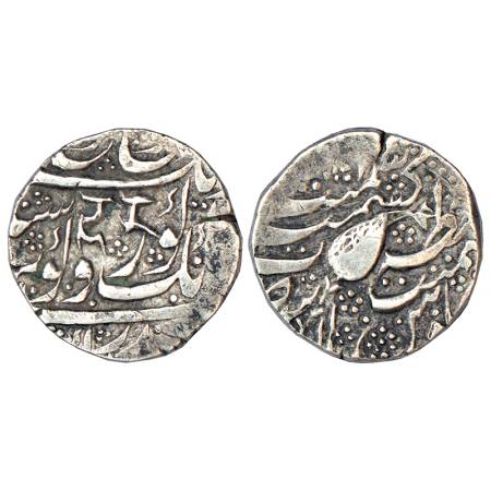 Sikh Empire, Governor Hari Singh Nalwa (1820-1821 AD), silver rupee, Khitta Kashmir mint, 