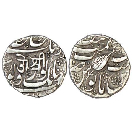 Sikh Empire, Diwan Moti Ram (2nd governorship), (Dec-1821-spring 1825 AD), silver rupee, K