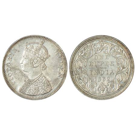 Victoria Queen, silver rupee, 1862, Bombay mint, A/II/0/7, PR 87, GK 327-329, 11.65g. Extr