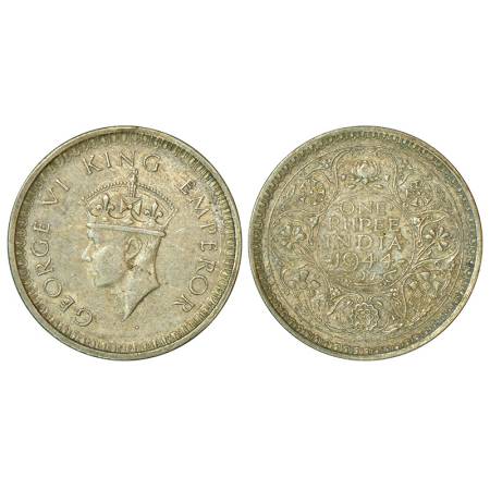 George VI, half silver rupee, 1944, Bombay mint, B(a)/II, diamond, unlisted in major refer