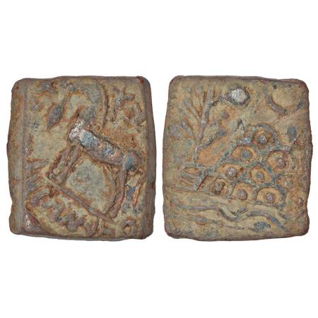 Hiranyakas of Rayalaseema/South-Central Karnataka, lead coin of Mahasenapati Vasithiputa K