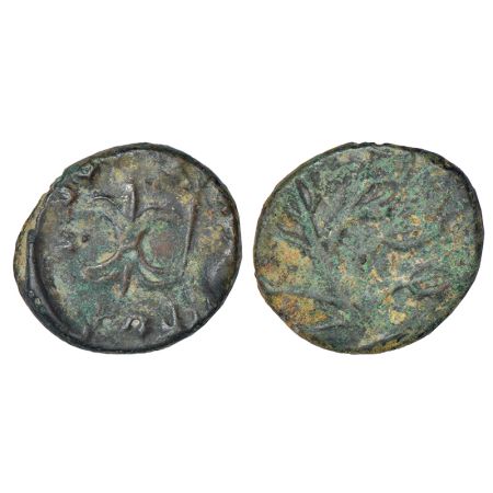 Western Kshatrapas, Kshaharata house, arsenical copper coin of Nahapana (c.33-78 AD), Nasi