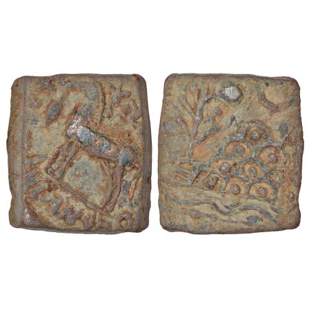 Hiranyakas of Rayalaseema/South-Central Karnataka, lead coin of Mahasenapati Vasithiputa K