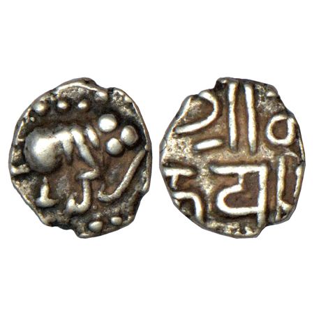 Chalukyas of Gujarat, silver dirham of Siddharaja Jaya Simha (1094-1144 AD), Deyell 163a, 