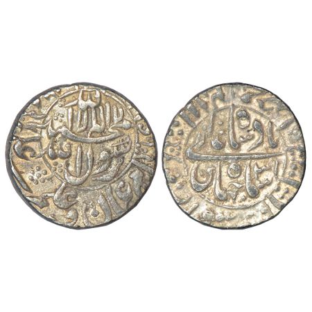 Shah Jahan (1628-1658 AD), silver rupee, Surat mint, RY 31, KM 228.5, 11.41g. Extremely fi