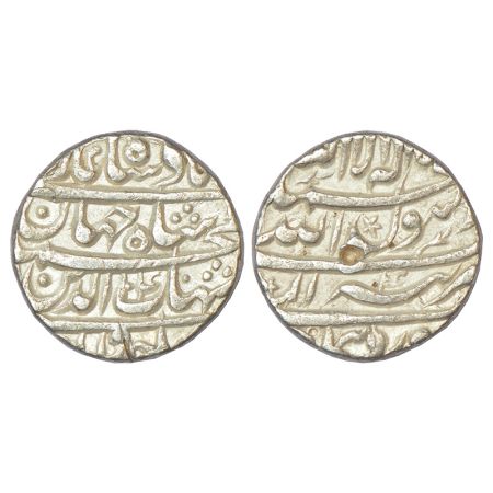 Shah Jahan (1628-1658 AD), silver rupee, Tatta mint, 'Sahib Qiran' couplet, Farwardin?, AH