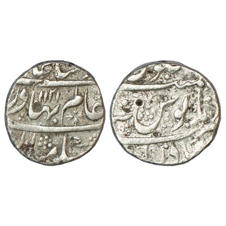 Shah Alam Bahadur (1707-1712 AD), silver rupee, Bahadurgarh mint, AH 1121, KM 348.12, 11.1
