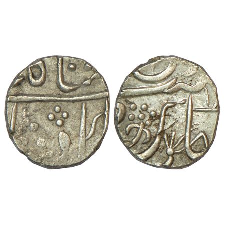 Maratha Confederacy, silver ½ rupee, Vaphgaon mint, in the name of Shah Alam II, RY 1x, 'E