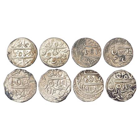 Bikanir, silver rupee (4), Baldat Bikanir mint, in the name of Alamgir II, 1x Gaj Singh, R