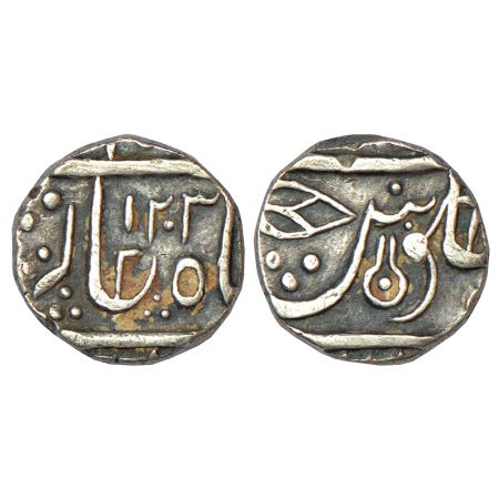 Indore, Ahalyabai Holkar (1765-1795 AD), silver ¼ rupee, Maheshwar mint, in the name of Sh