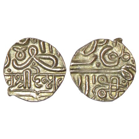 Kutch, Deshalji I (1719-1752 AD), silver ¼ kori, in the name of Muzaffar III, DR-K 90.1, 1