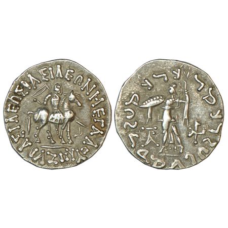 Indo-Scythians, silver tetradrachm of Azes (c.58-12 BC), Senior 90.11T (for type), 9.61g. 