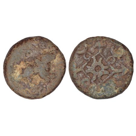 Satavahanas, lead coin of 'bull' type, attributed to Siri Satakani (c.100-50 BC), Newase-P