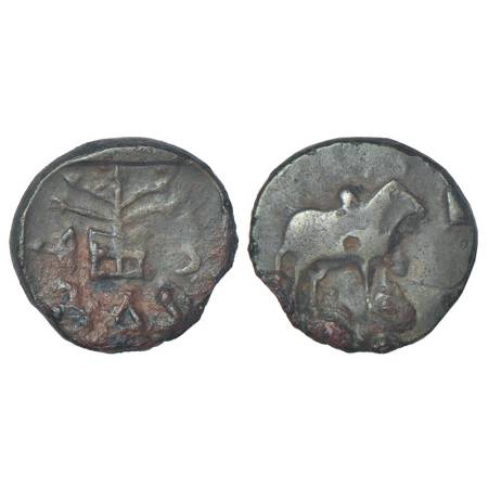 Kaushambi (Vatsa) - monarchical coinage attributed to pre-Kushana period, (c.50-100 AD), a