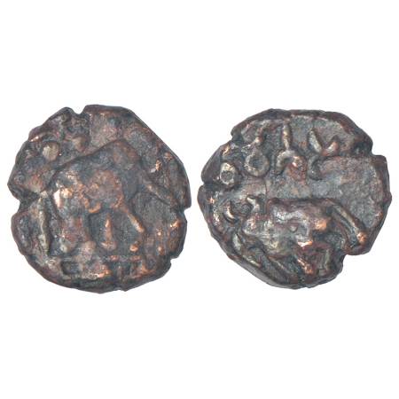 Kaushambi (Vasta) - monarchical coinage attributed to the pre-Kushana period, copper coin 