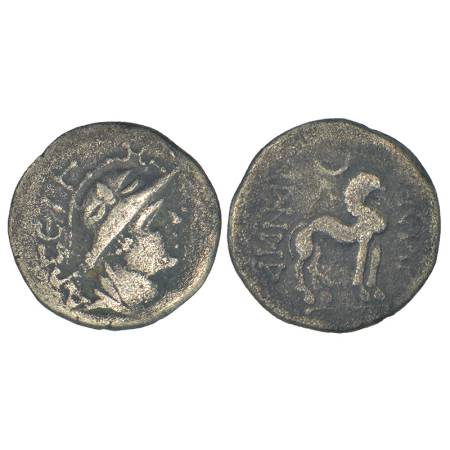 Yuezhi precursors of the Kushanas - silver hemidrachm of Arseiles (c.20BC-20AD), PAIC 1695