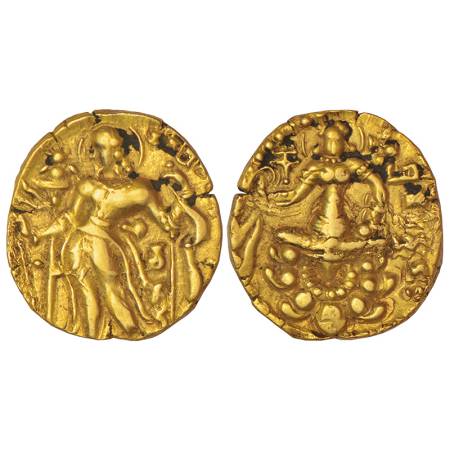 Gupta Empire - gold dinar of Chandra Gupta II (c.375-415 AD), 'Archer' type, S. Kumar Clas