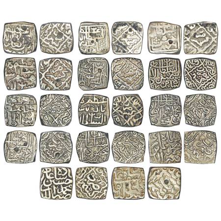Sultans of Kashmir, Silver Sasnu (14), Kashmir mint, Zain al-Abidin, AH 842, G&G K9, Haida