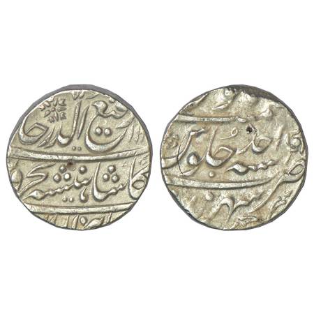 Rafi ud-Darjat (1719 AD), silver rupee, Sahrind mint, AH 11(31)/RY Ahd, KM 405.18, 11.49g.