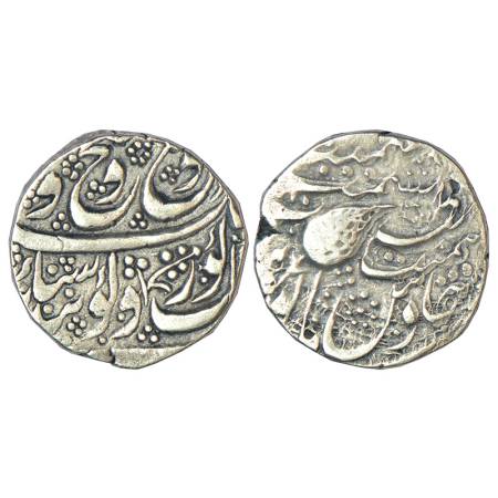 Sikh Empire, Governor Diwan Moti Ram (end of 1819-1820 AD), silver rupee, Khitta Kashmir m