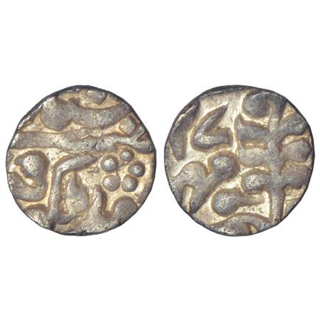 Jaipur, Madho Singh II (1880-1922 AD), silver 1/8 rupee, Sawai Jaipur mint, in the name of