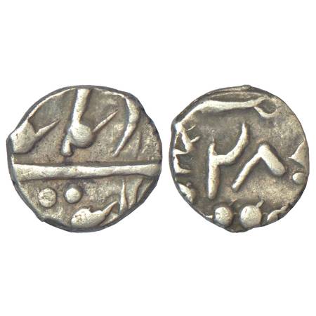 Jhalawar, New Madan Shahi series, silver 1/8 rupee, in the name of Queen Victoria, RY 28, 
